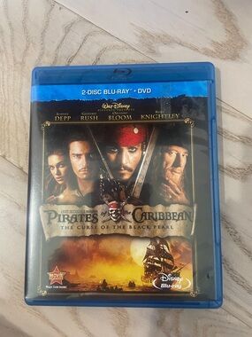 Disney Pirates of the Caribbean Blu-ray + DVD - Blue and Black Artwork